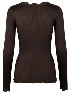 Rosemunde Silk T-shirt Ls Lace