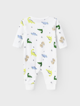Name It Nightsuit Zip Wild Lime Dino