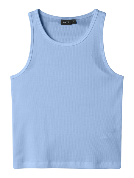 LMTD Hinaja Crop Solid Tank Top