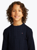 Tommy HilfigerCrew Neck Cotton Cable Sweater