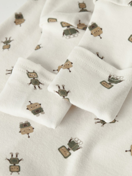 Name It Nightsuit 2p Zip Robot Noos