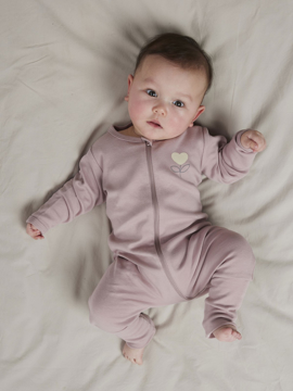 Name It Nightsuit 2p Zip Heart Noos