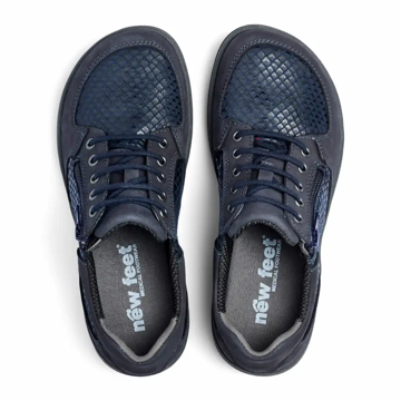 New feet Shoe with Lace & Zipper (W)