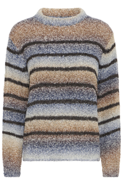 Pulz Jeans Lucia Ls Striped Pullover