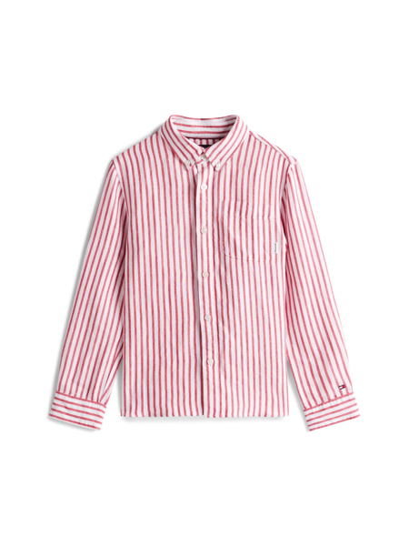 Tommy Hilfiger Linen Blend Striped Shirt