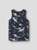 Name It Tank Top 2P Navy Dino